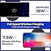 EURPMASK Updated Version 2-in-1 Wireless Charger Stand Compatible with Apple Watch 38/42mm Series 4 3 2 1 & Qi-Certified Wireless Charging Pad Dock Holder Compatible with iPhone Xs Max S9/S8 and More