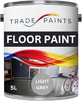 Trade Paints Heavy Duty Quick Dry Floor Paint 5 L Light Grey BS00A05