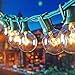 ON'H Globe String Light with G40 Bulbs 25ft UL Listed Outdoor String Lights for Patio Garden Backyard Party, Green Wire
