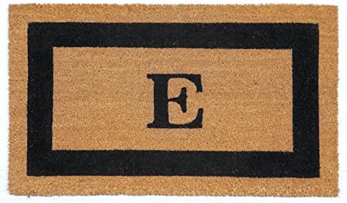 CastleMats "E" Doormat, Non-Slip, Durable, Made Using Odor-Free Natural Fibers, 18" L x 30" W