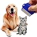 ALJD Tear Stain Remover Combs for dog,Smooth Stainless Extra Fine Tooth Clean Pet Eyes Mucus,Stains and Flea,Set of 2