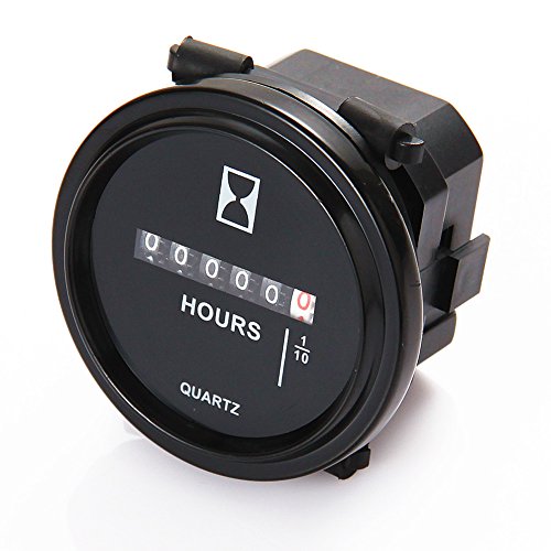 Searon 2“ Round Hour Meter 6~80VDC Automotive