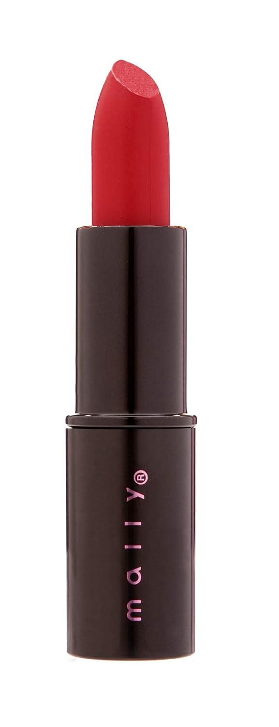 crimson lipstick