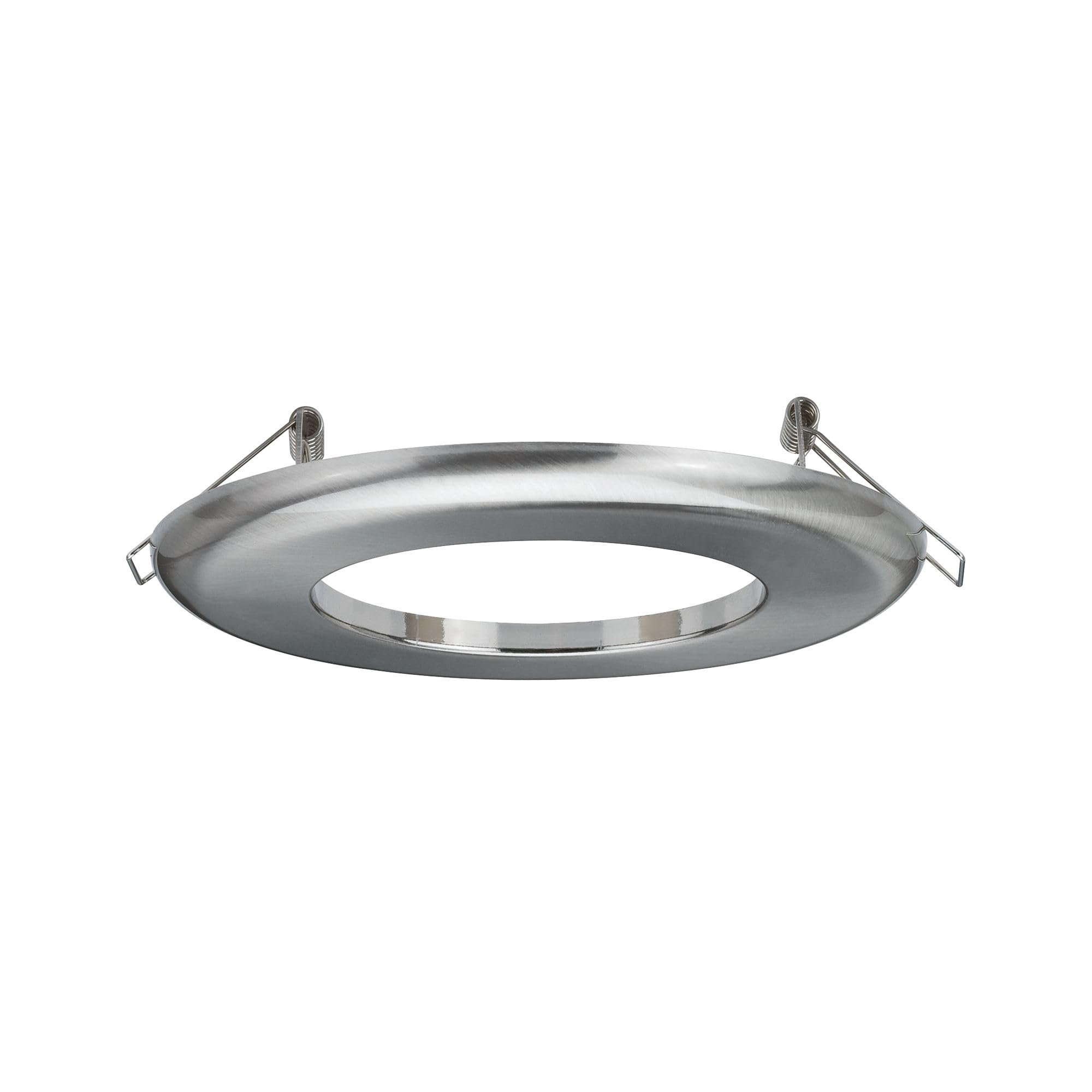 Paulmann 92506 recessed luminaire Adapter Ø 130 mm Converter Brushed Iron Adapter Ring Metal from 75-120 mm to 68-70 mm Installation Diameter Spacer