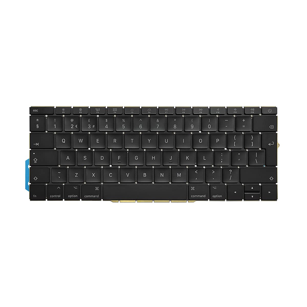ICTION New UK Keyboard Replacement QWERTY for MacBook Pro Retina 13" A1708 UK Keyboard 2016 2017 Year