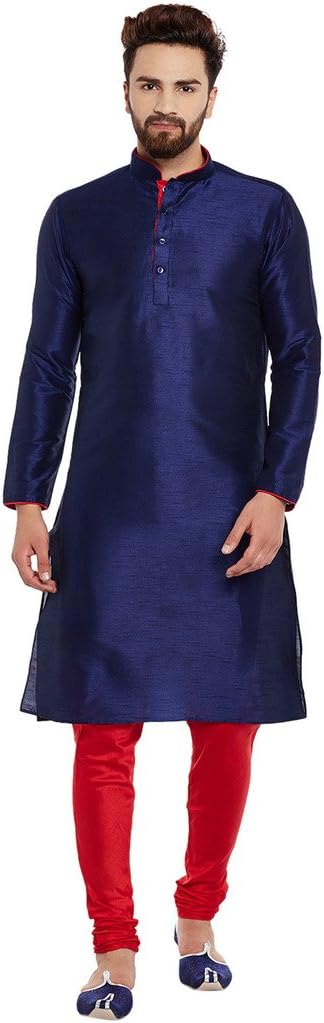 Larwa Men's Silk Kurta Pyjama Set Special for Diwali