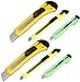 DARICE LEVADO 1095-34 608766668047 Retractable Razor Knife Set, Assorted Color (2 Pack), Natural