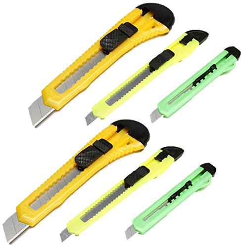 Darice retractable razor knife set, assorted color (2 p…