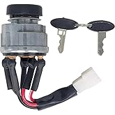 XYZIL Ignition Switch SBA385201890 87760272 for New Holland Tractor TC30 1215 1220 1320 1520 1620 1920 2120 CM222 CM224 CM272 CM274 Tractor
