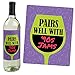 90's Throwback - 1990s Wine Party Decorations for Women and Men - Bottle Label Stickers - Set of 4