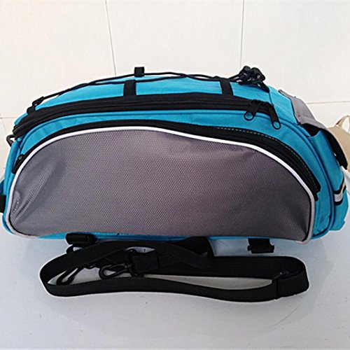Chartsea Cycling Handbag Bicycle Storage Pannier Bike Saddle Rack Rear Seat Bag Shoulder (Black) - Thumbnail 7