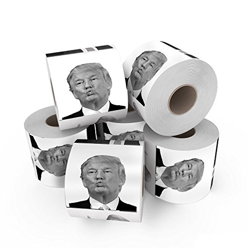 American Art Classics - Donald Trump Toilet Paper - Dump with Trump!- Highly Collectible Novelty Toilet Paper - Funniest Political Gift of 2017