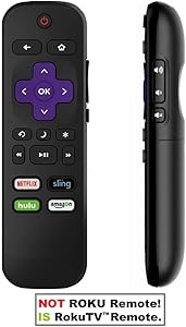 ?OEM? Replacement Remote for RokuTV, Compatible with TCL/Hisense/Sharp/Hitachi/LG/Sanyo/JVC/Magnavox/Westinghouse Built-in ROKU Smart TV