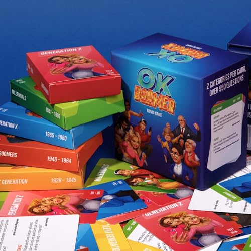 QUOKKA OK Boomer Blue Family Games for Kids and Adults Board Games
