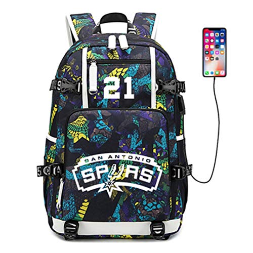 AUGYUESS Basketball Player Star Backpack School Bag Daypack