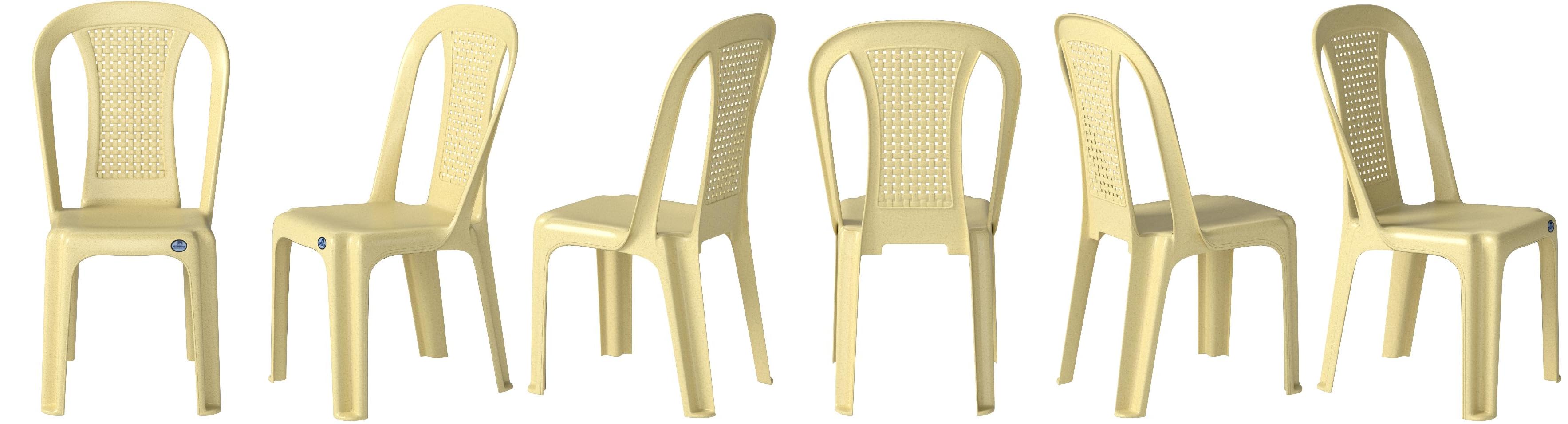 Nilkamal Plastic Armless Chair Beige 39x47x89cm Set Of 4 Amazon In Furniture