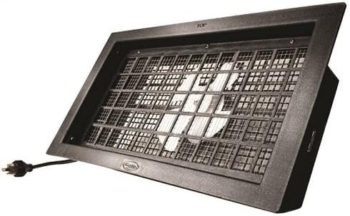 LL Building, Master Flow PFV1 Powered Foundation Vent, 57 sq-in Net Ventilating Area, Polyethylene, Black, 4/Carton, Sold As 1 Carton