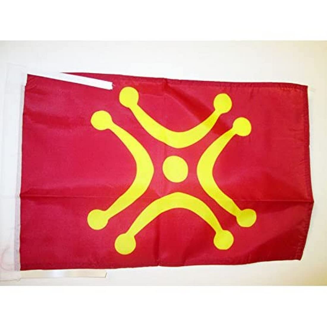 AZ FLAG - Cantabria Independentist Flag - 18'' x 12'' - 100% Polyester Cantabria nationalist Small Banner with Two Cords - Fade Resistant - Vivid Colors - 18x12 in - 45x30 Cm — image 1