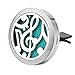 Jenia 30mm Stainless Steel Aromatherapy Home Car Essential Oil Diffuser Locket Clip 8 Washable Felt Pads