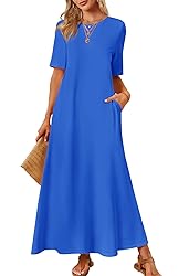 MEROKEETY Women's 2025 Spring Summer Casual Maxi