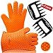 Barbecue Gloves & Pulled Pork Claws Set - Silicone Heat Resistant Grilling Accessories & Home Kitchen Tools For Your Indoor & Outdoor Cooking Needs - Use as BBQ Meat Turner or Oven Mitts