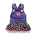Petparty® Sweet Heart Sequins Denim Dog Dress Dog Clothes, S