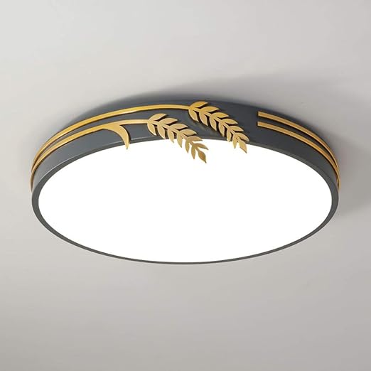 Moderne Runde Schwarz-weiße Dimmung Mit Ferngesteuerter Led