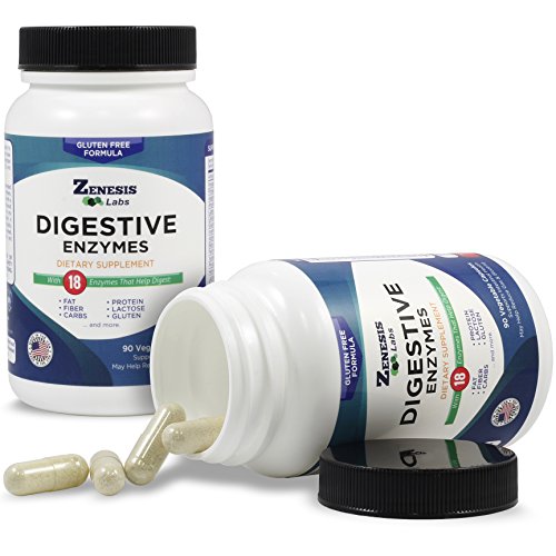 Digestive Enzymes Amylase, Bromelain, Protease, Lipase & 14 Other