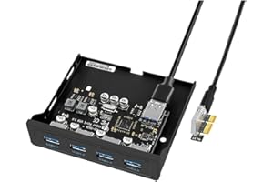 Cenroelon PCI-E to USB 3.0 PC Front Panel PCIE USB Adapter 3.5 Inch Floppy Front Panel Bracket PCI-E X1 Riser