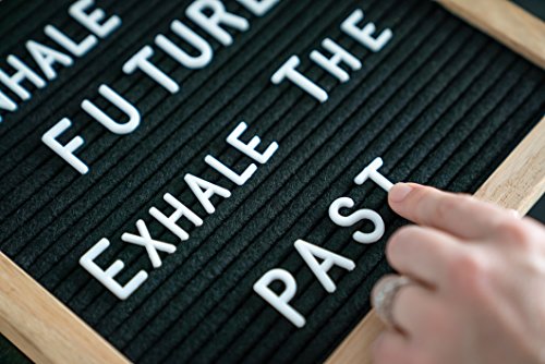 Felt Letter Board 10x10 (Black) | +690 PRE-Cut Letters +Cursive +Stand +Upgraded Wooden Sorting Tray! Letters Board, Letter Boards, letterboard, Word Board, Message Board, Letter Sign, Changeable - Thumbnail 7