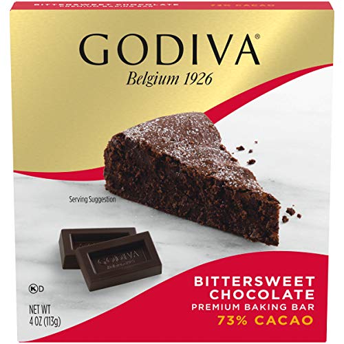 Godiva Bittersweet Chocolate Premium Baking bar, 4 oz