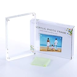 AMEITECH Acrylic Photo Frames 6x8'',Magnetic