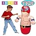 Intex 3D Bop Bag Blow Up Inflatable Boxer & Wrestler Gift Set Bundle - 2 Pack