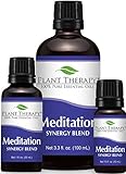 Meditation Synergy Essential Oil Blend. 100% Pure, Undiluted, Therapeutic Grade. (Blend of: Ylang-ylang, Patchouli, Frankincense, Clary Sage, Sweet Orange and Thyme)