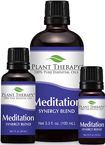 Meditation Synergy Essential Oil Blend. 100% Pure, Undiluted, Therapeutic Grade. (Blend of: Ylang-ylang, Patchouli, Frankincense, Clary Sage, Sweet Orange and Thyme)