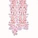 PDTXCLS YXMYH 4pcs Artificial Cherry Blossom Flower Vines Hanging Silk Flowers Garland for Wedding Party Home Decor, 5.9 Feet