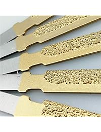 SHDIATOOL Diamond Jig Saw Cuchillas para granito mármol de cerámica azulejos ladrillo de plástico de 3.937 in de alta calidad profesional vacío brick discos de corte