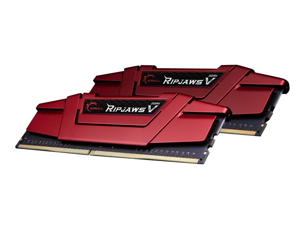 G.SKILL Ripjaws V Series F4-2133C15D-8GVR 8 GB (4 GBx2) DDR4 2133 MHz C15 1.2 V Memory Kit - Blazing Red