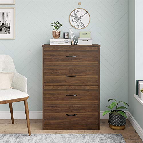 Mainstay 4Drawer Dresser, Black Oak (Black Oak) Pricepulse