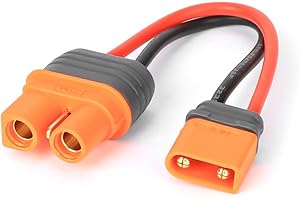 RCAWD Spektrum Adapter IC3 Battery/IC2 Device, Male Female Adapter Connector for SPMXCA320 Smart Battery
