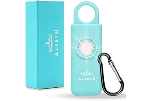 SOUTHSIDE BRANDS ALERTU Birdie Safety Alarm Protection for Women - Police Recommended 130 dB Siren, Strobe LED Light - Air Travel Approved - Pocket Size - U.S. Company (Blue)