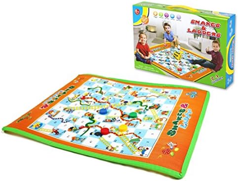 Snakes and Ladders board game is a luxury set especially for 3+ preschoolers fun play time