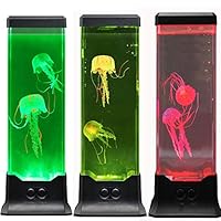 MAGICLITE Electric Fantasy Jellyfish Lava Lamp with Color Changing Light Effects-Jelly Fish Tank Aquarium Night Mood Light for Decoration for Kids Men Women