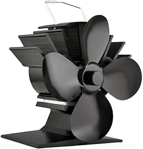 Mini ventilador para chimenea, alta velocidad inicial del viento y