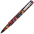 Monteverde MVP Liquid Rollerball Pen Red Puzzles - Fine Point - Compact & Versatile Mini Pocket Pen - Liquid Rollerball Technology - Cartridge & Eyedropper Fill
