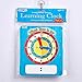 ZazzyKid Time Learning Analog Clock for Kids - Pack of 5 (7 x 8 Inches) with 5 Erasable Markers: Teach Children to Tell The Time