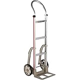 Magliner HMK111AA15 Aluminum Hand Truck, Horizontal Loop Handle, 14" x 7-1/2" Aluminum Diecast Nose Plate, 500 lb Capacity