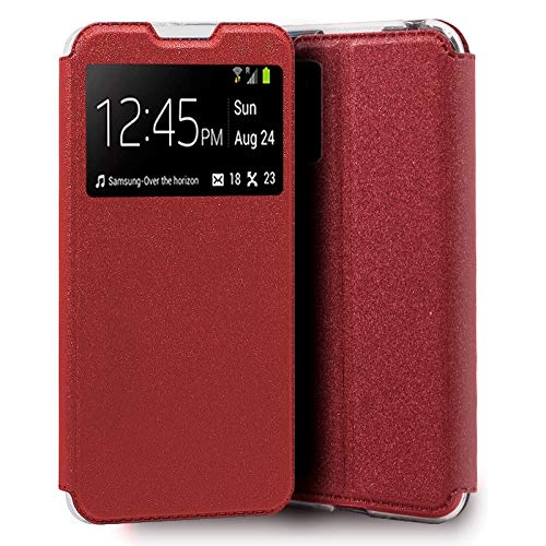 Cool Flip Cover Case for Xiaomi Pocophone M3 / Redmi 9T Smooth Red