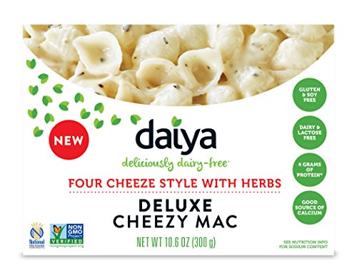 Daiya Cheezy Mac, Four Cheeze Style with Herbs :: Rich & Creamy Plant-Based Mac & Cheese :: Deliciously Dairy Free, Vegan, Gluten Free, Soy Free :: With Gluten Free Noodles, 10.6 Oz. Box (2 Pack)
