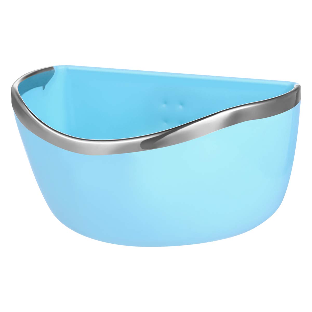 POPETPOP Rabbit Food Bowl - Plastic Cage Feeder Food and Water Bowl Dish for Rabbit Guinea Pig Chinchilla Hamster Ferret